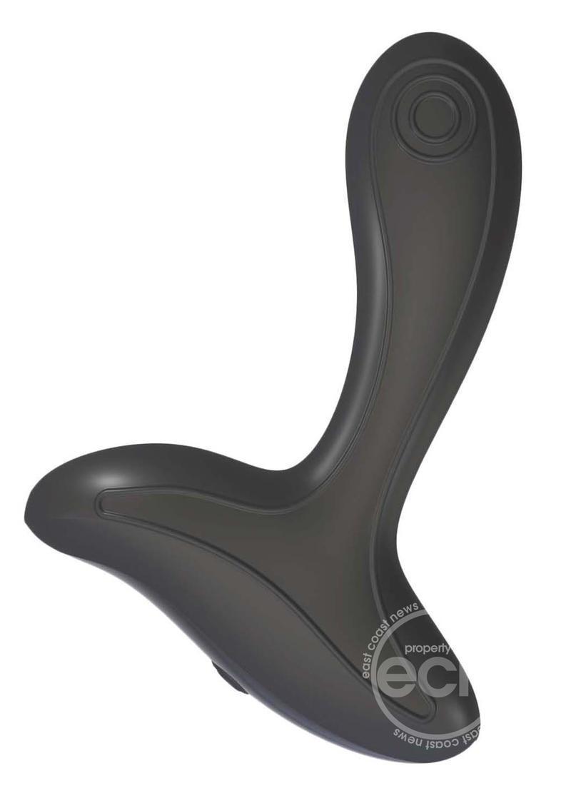 Ovo Q1 Rechargeable Silicone Dual Motor Anal Stimulator - Black